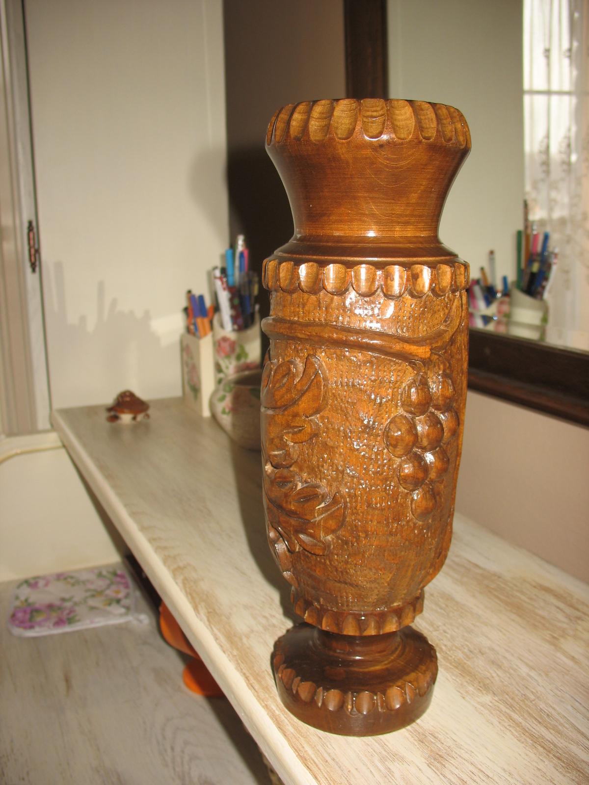 drevená váza - Obrázok č. 1