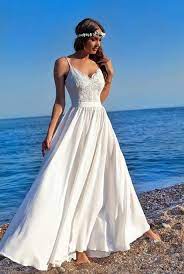 Ľahké svadobné alebo popolnočné šaty biele - veľkosť M - Obrázok č. 1