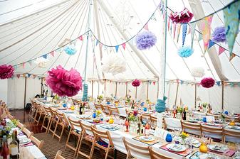 DIY style - bunting, pomanders - maybe paper cranes?