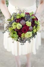 Artichokes in bouquet? wow, I've heard it all :)