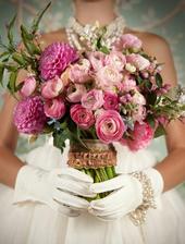 Wedding bouquet pink