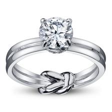 Wedding ring - love the hidden knot