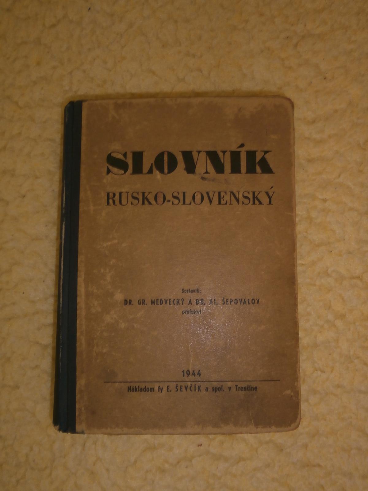 Slovnik rusko - slovensky - Obrázok č. 1