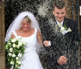 rýžové bombardování :o))