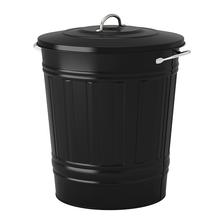 KNODD Nádoba s vrchnákom, čierna-40l- € 14,99