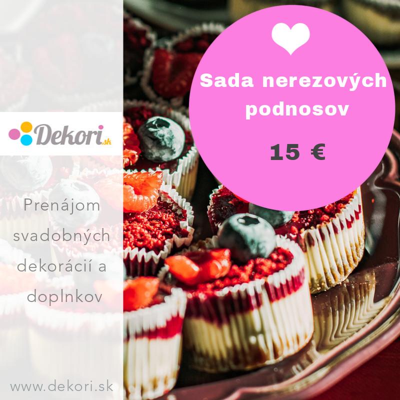 Sladký kútik / Candy bar - Sada nerezových podnosov

www.dekori.sk/product-page/sada-nerezových-podnosov