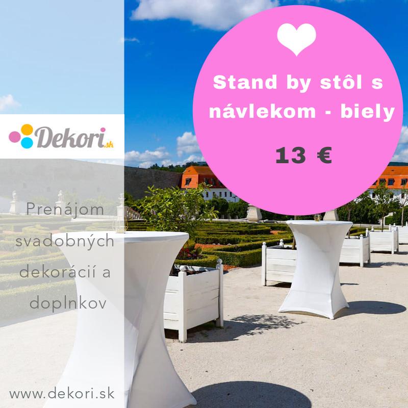 Sladký kútik / Candy bar - Stand by stôl s návlekom - biely

www.dekori.sk/product-page/stand-by-stôl-s-návlekom-biely