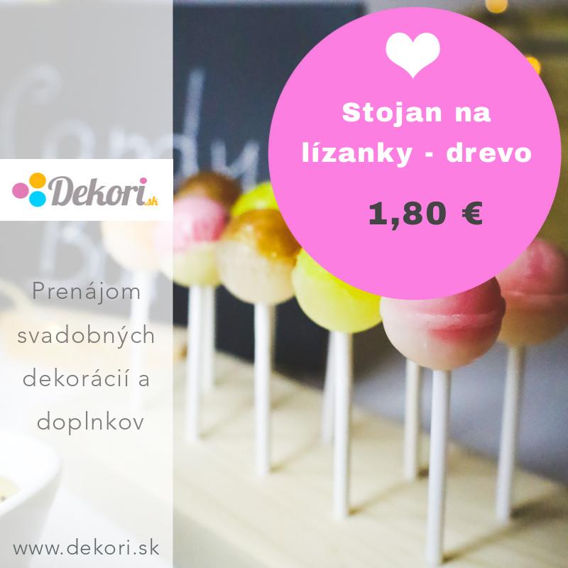 Sladký kútik / Candy bar - Stojan na lízanky - drevo

www.dekori.sk/product-page/stojan-na-lízanky-drevo