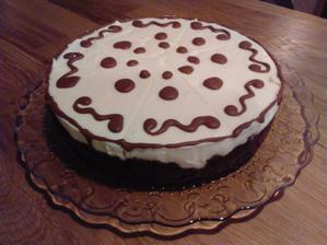 Pravý newyorský cheese cake plný bílé čokolády