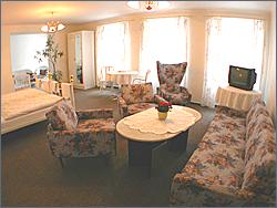jeden z apartmánů hotelu