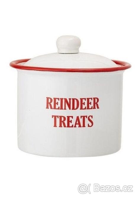 Vánoční kovová dóza Reindeer treats (Bloomingville) - Obrázok č. 3