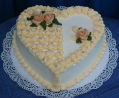 naša svadobná torta,stačí,malá,ale milá