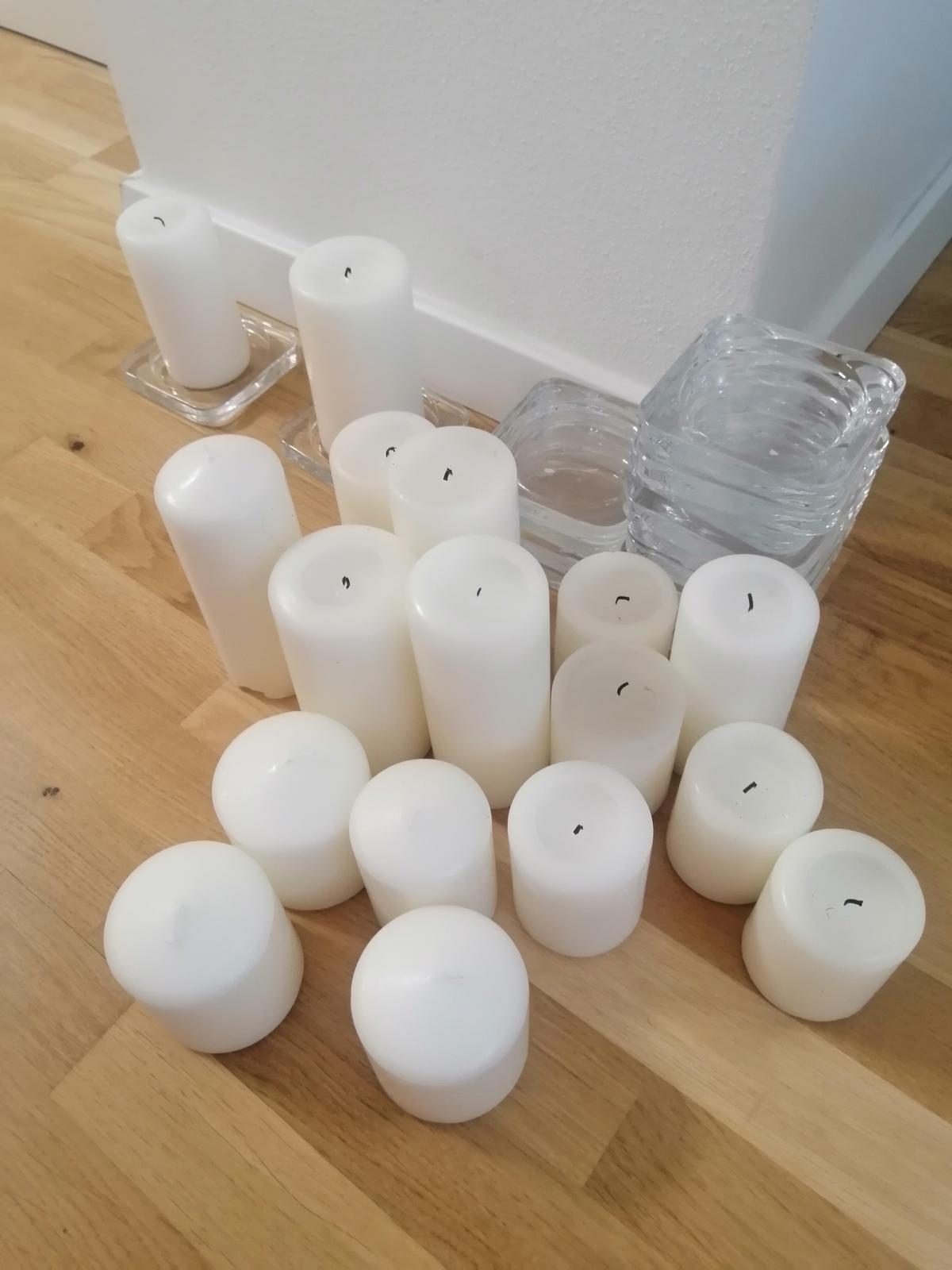 Podložky skleněné na svíčky IKEA - Obrázek č. 1