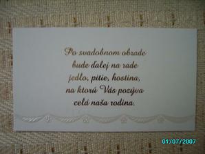 ...a pozvánky