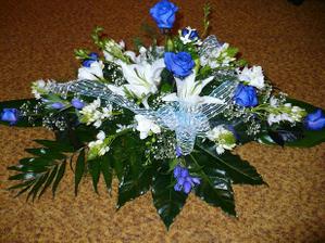 Ikebana na hlavný stôl
