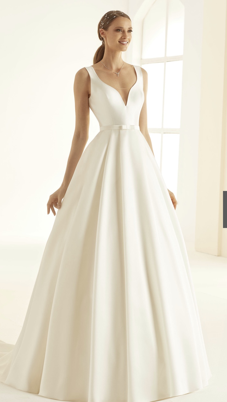 Svatební šaty Bianco šampaň 42-44 - Obrázek č. 2