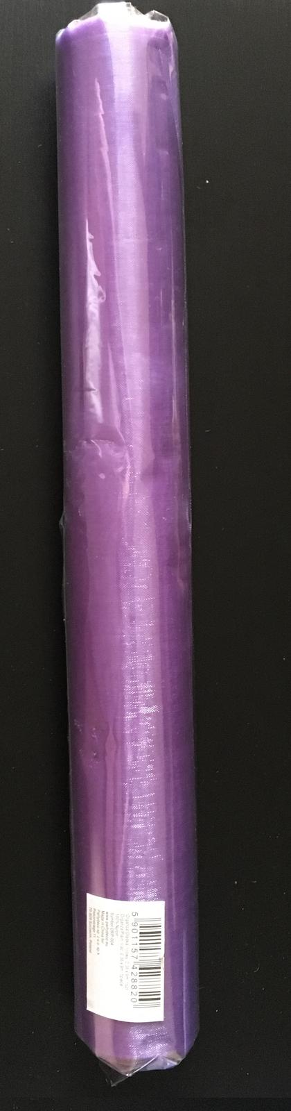 Organza role 9 m světle fialová lila levandulová šíře 36 cm NOVÉ - Obrázek č. 1