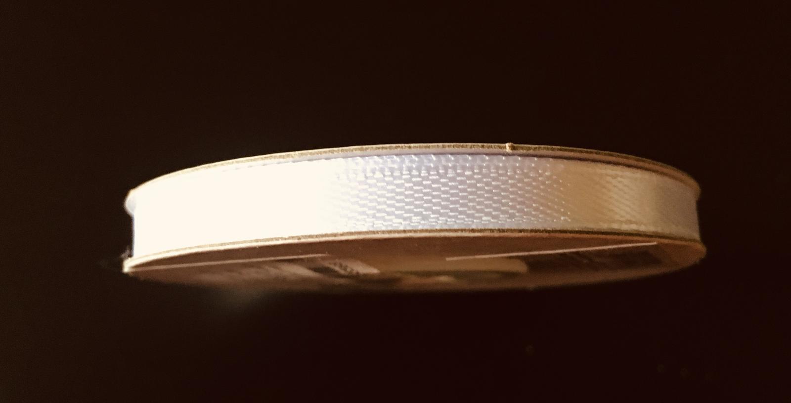 Dekorační stuha saténová bílá 6 mm x 25 m NOVÉ - Obrázek č. 1