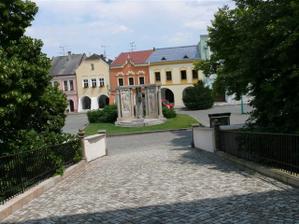 Přerov, zámek - muzeum J A Komenského, výhled ze dveří