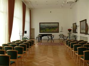 Přerov, obřadní síň, muzeum J A Komenského