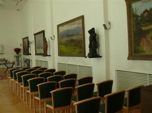 Přerov, obřadní síň, muzeum J A Komenského