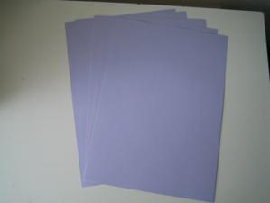 Fialkovy papir k delani menu