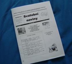 svatební noviny...