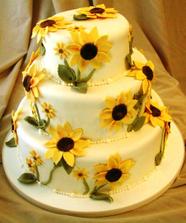 Torta so slnecnicou