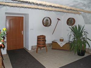 předsíň restaurace penzionu
