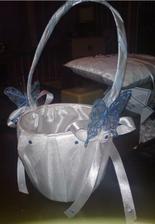 decorated flowergirl basket