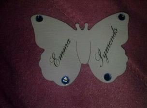 The namecards which my friend has finished for me ... EMMA SYMONDS! so exciting:)