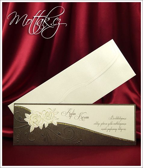 Svatební oznámení s kapsou - Svatební oznámení 3645 objednávejte na
www.mottak.cz/svatebni-oznameni-3645/