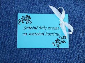 pozvánka ke svatebnímu stolu