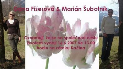 Toto budu posílat emailem, známým a kamarádům...