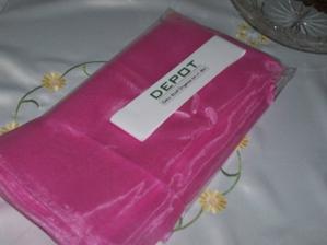 organza bud na stol alebo vyzdoba