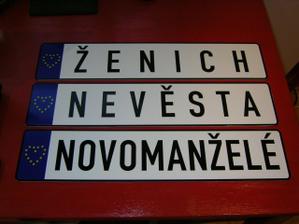značky už jsou doma..