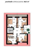 na poschodí balkon netreba(ten oproti schodom)ten by som zrušila a dala by som tam asi šatník alebo kupelnu