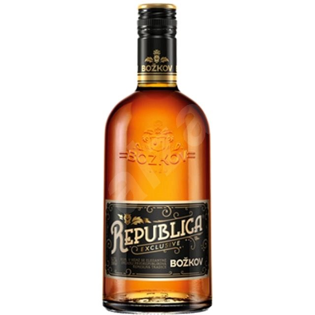 8x Rum Republica Exclusive Božkov 0,7l 38% - Obrázek č. 1