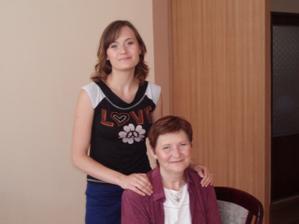 Skuska make-upu, tesne po, aj moja namalovana mamicka :-)