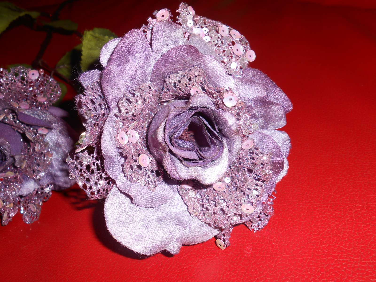 2 fialové ruže - Obrázok č. 1