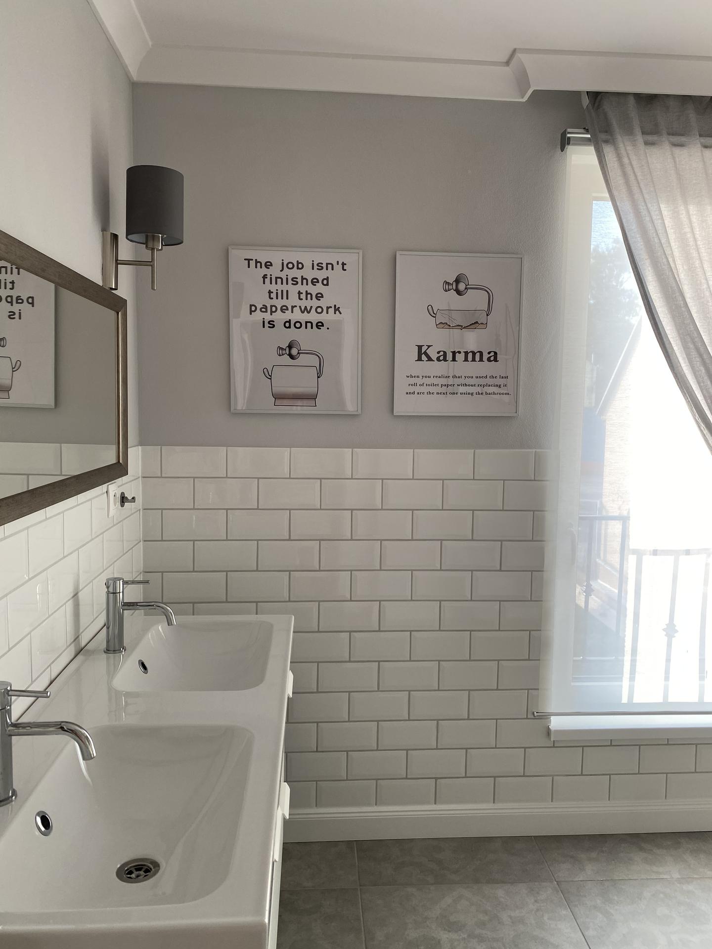 Detská kúpeľňa - Ramiky z Ikei a obrázky aliexpress 😎