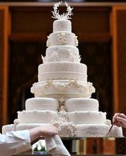 Katie a William svadobna torta