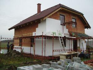zateplování - říjen 2008
