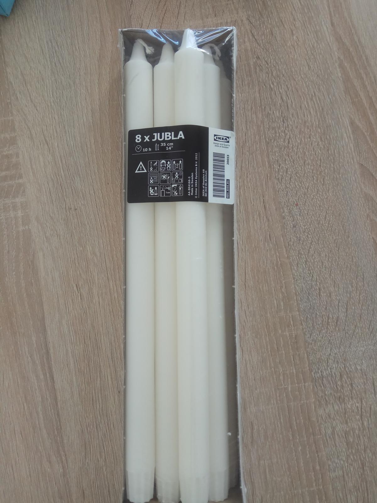 Sviečky Jubla /Ikea - Obrázok č. 1