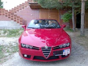 alfa spider - svadobne auto pre nevestu
