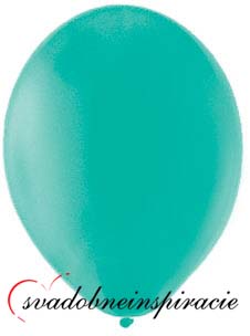 Perleťové balóniky - tyrkysové (25 ks za 2,50 Eur) - Obrázok č. 1