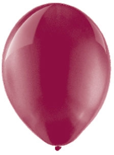 Balóny "Crystal" - bordové (25 ks za 2,50 Eur)  - Obrázok č. 1