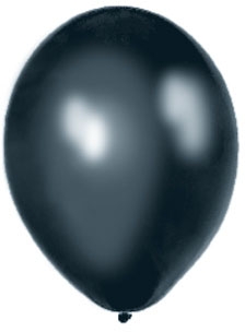 Perleťové balóniky - Čierne (20 ks za 2,20 Eur) - Obrázok č. 1
