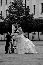 a oldschoolový bicykel!