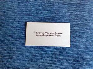 pozvánka k svadobnému stolu